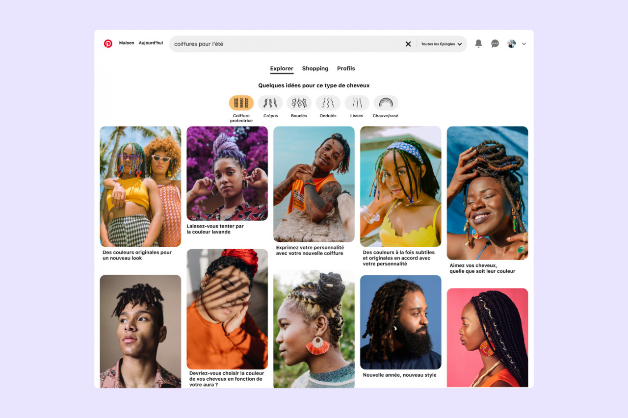 Pinterest unveils Hair Pattern, a tool to find beauty products and hairstyle inspiration based on each hair type. – ETX Studio pic, August 20, 2021