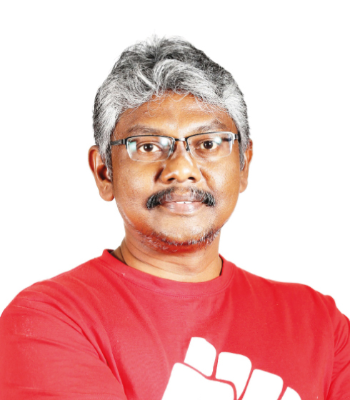 Parti Sosialis Malaysia secretary-general Sivarajan Arumugam said there should be income support that is crafted according to decile group and income class. – Parti Sosialis Malaysia pic, December 6, 2021