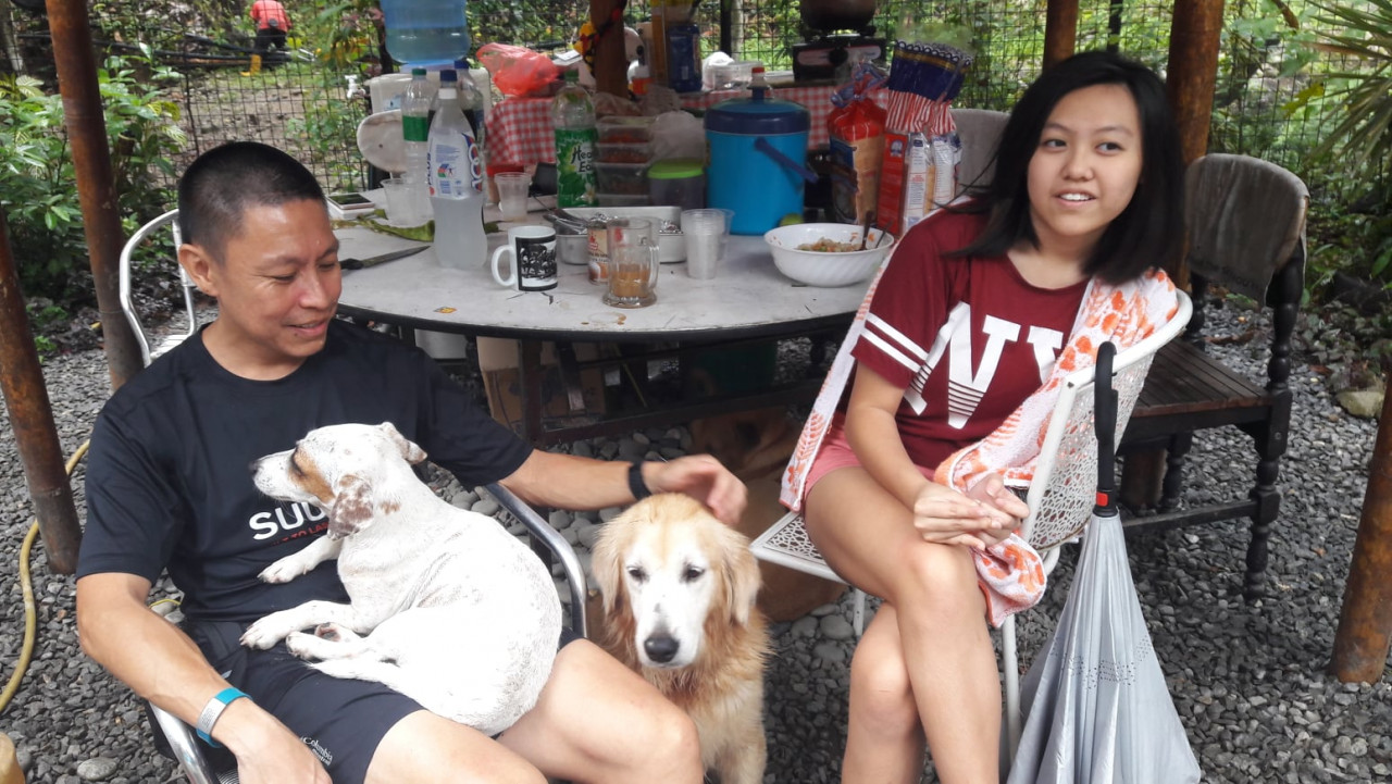 Visitors often come to bond with the dogs at the K9 Cottage and sometimes get to enjoy a fresh harvest of fruits from the land. – Pic courtesy of Saifol Shamlan