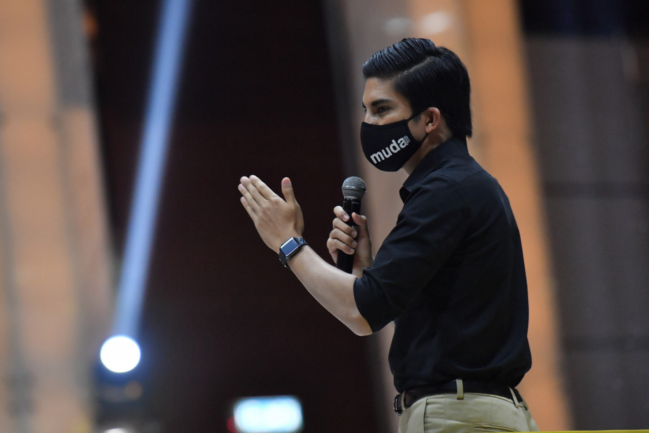 Syed Saddiq Syed Abdul Rahman emphasises that Muda’s strength lies in its ability to reach out to the masses, citing the flood relief fund last year that saw Muda raise millions of ringgit in just over a month. – Bernama pic, February 14, 2022