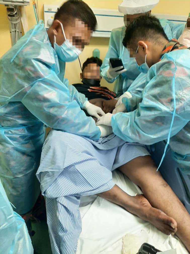 The statement by the Fire and Rescue Department did not elaborate how the man got the ring stuck to his private part. – Pandan Indah Fire and Rescue Station pic, May 9, 2022
