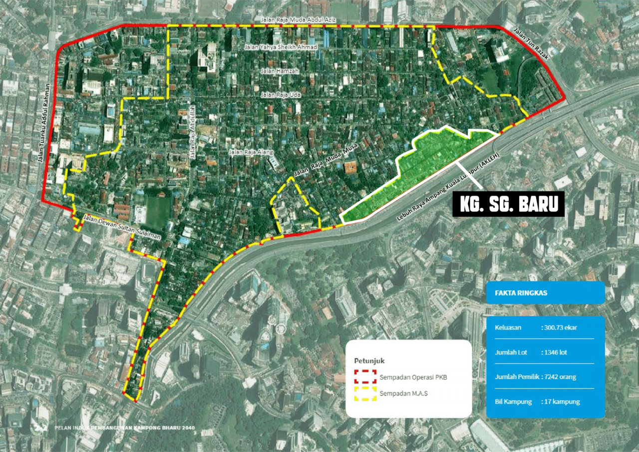 A map of the jurisdiction of the Kg Baru Development Corporation. – Kg Baru Development Corp pic, May 28, 2022