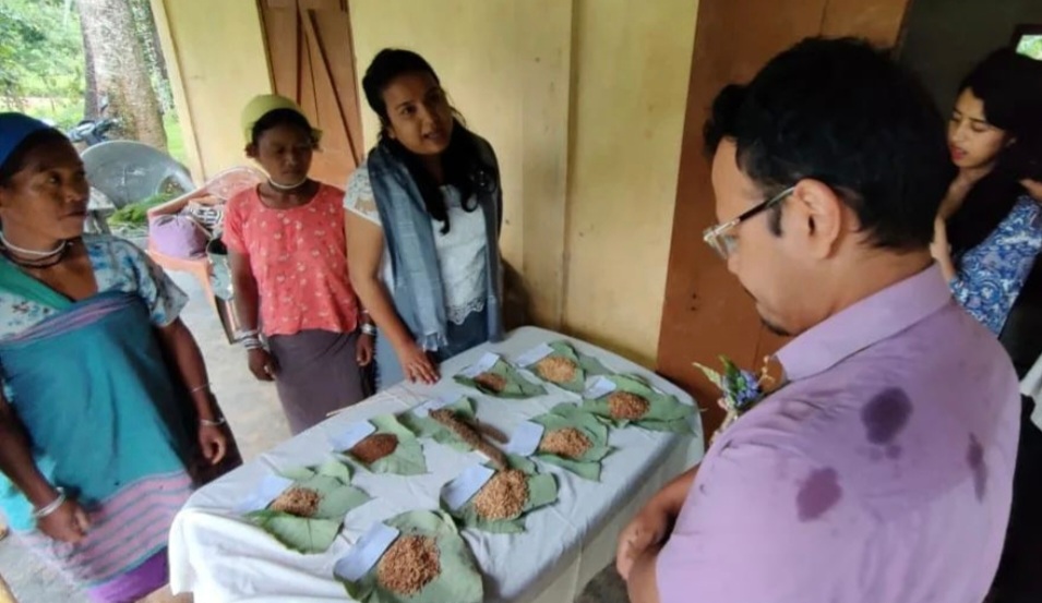 Home Minister James Sangma has launched a scheme for the preservation and promotion of a 6,000-year-old rice species at Sadolpara, in Meghalaya’s West Garo Hills. – @jamespksangma Instagram pic, June 21, 2022
