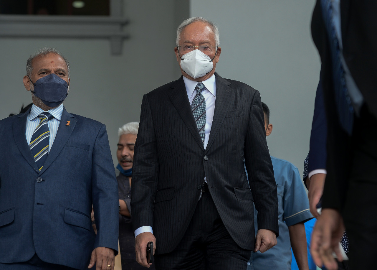 Datuk Seri Najib Razak, 68, has previously been charged with abusing his position to order amendments to the 1MDB final report prior to it being presented to the Public Accounts Committee to avoid any action being taken against him. – Bernama pic, June 25, 2022