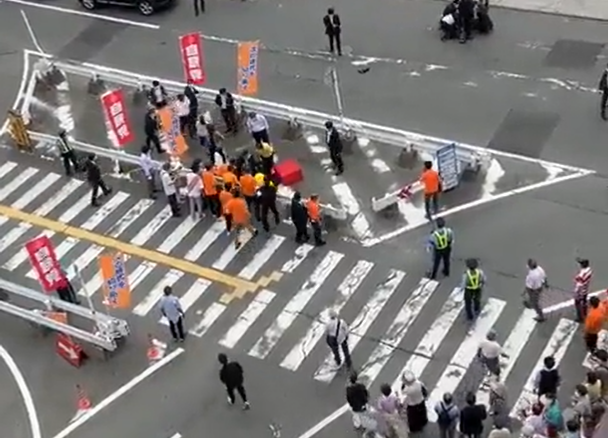 According to reports, former prime minister Shinzo Abe was delivering a stump speech ahead of tomorrow’s upper house election when he was shot. – Screen grab, July 9, 2022