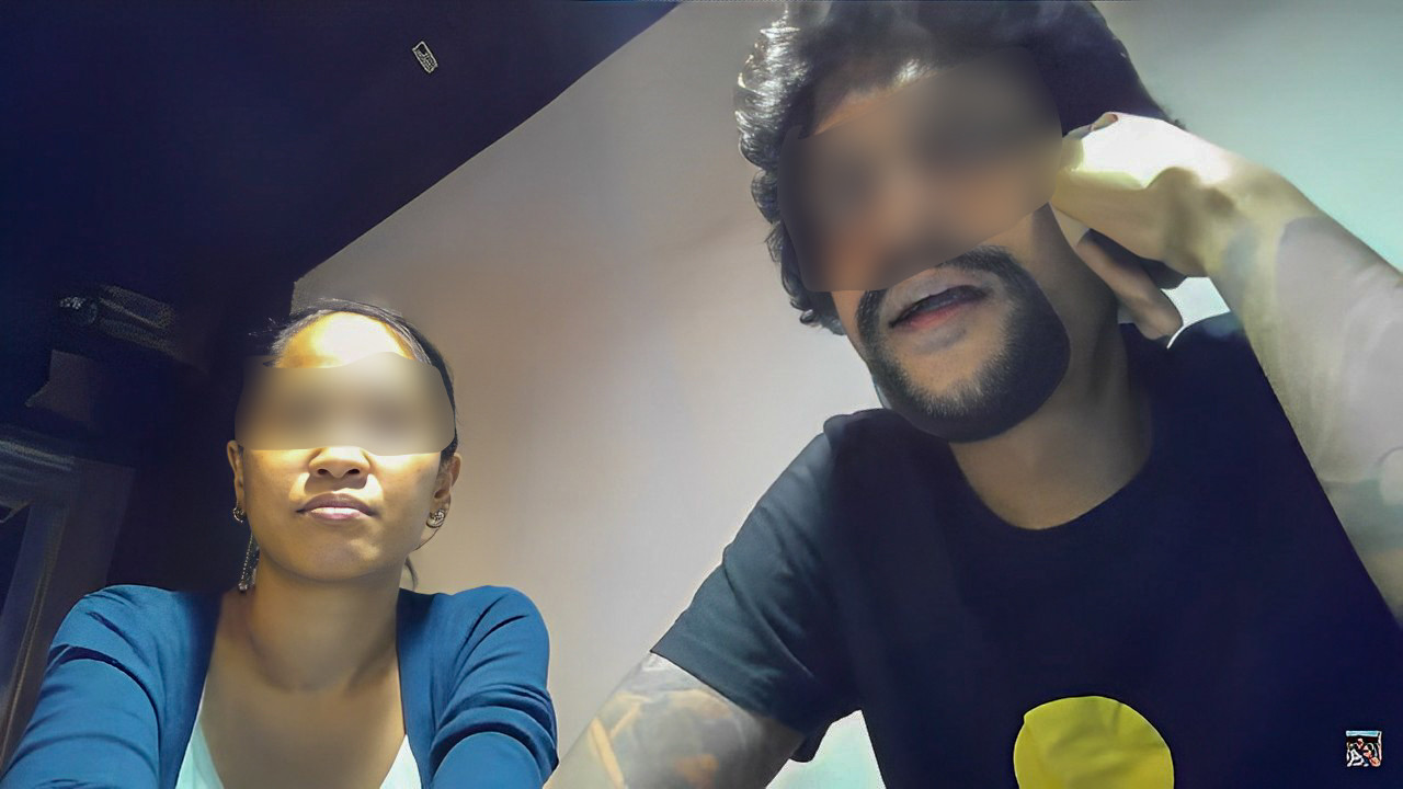 A screen grab of a live broadcast posted on the woman’s personal YouTube channel, where she appeared with her boyfriend ‘Alex’ to interact with netizens. – Screen grab pic, July 10, 2022