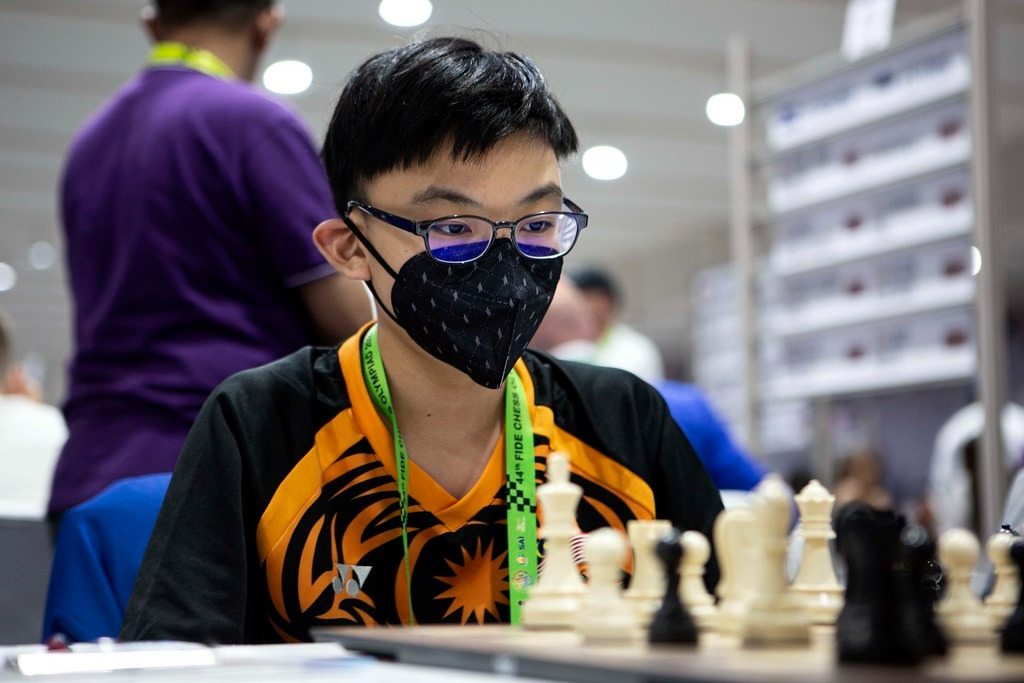 Poh Yu Tian, who studies at the Tenby Schools in Penang, occasionally partakes in outdoor sports such as football and basketball, but his real interest lies in chess. – Pic courtesy of Mark Livshitz, August 20, 2022