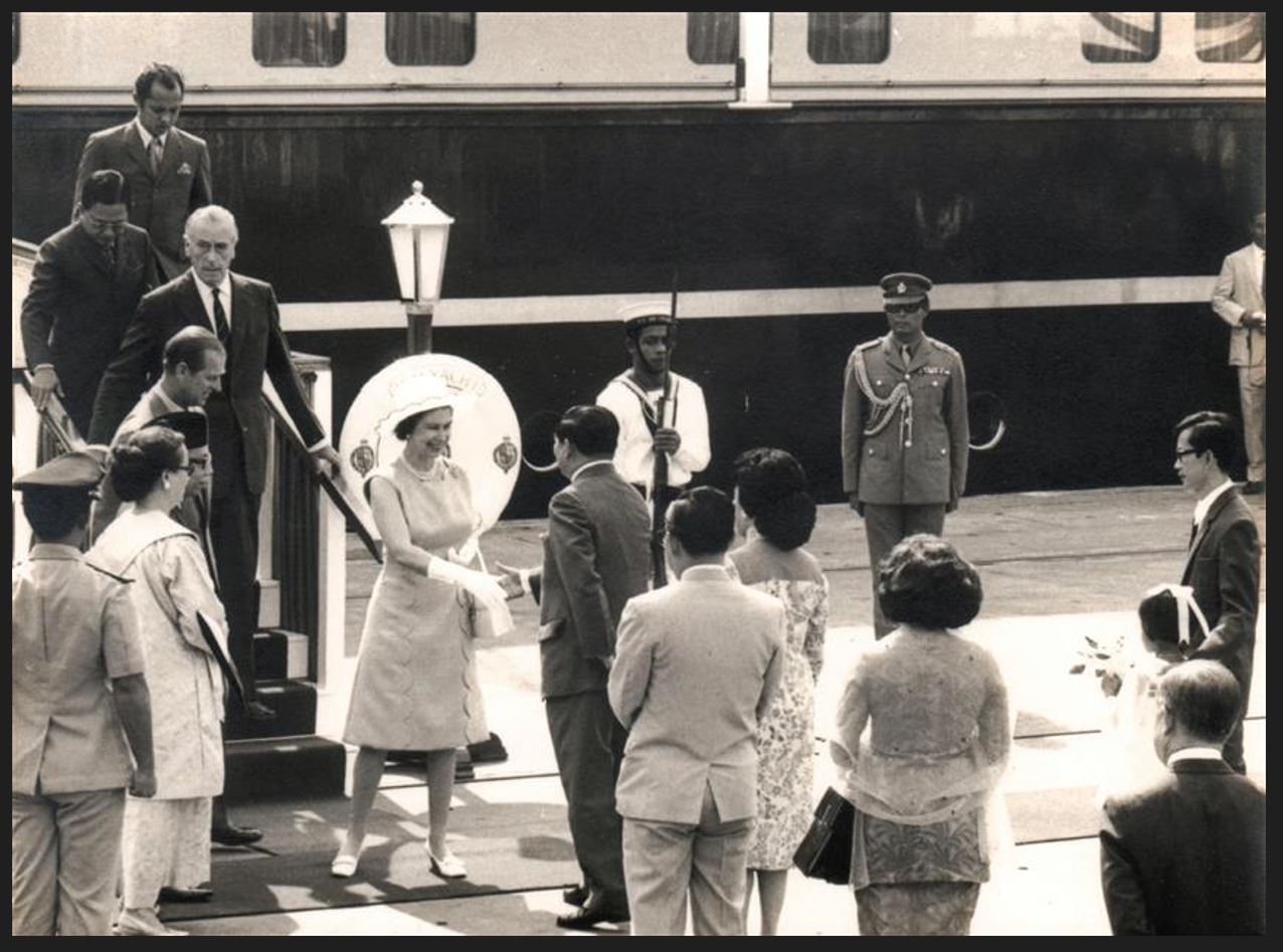Queen Elizabeth II is greeted by then Penang chief minister Tun Dr Lim Chong Eu on her first visit to Penang on March 8, 1972. – Ganesh Kolandaveloo Facebook pic, September 9, 2022