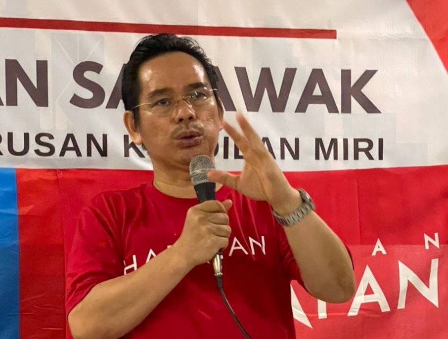 The move by Parti Sarawak Bersatu (PSB) to link with Progressive Democratic Party (PDP) is akin to PSB trying to wipe out opposition in Sarawak, as PDP is a component of Gabungan Parti Sarawak, says Sarawak Pakatan Harapan’s Abun Sui. – Abun Sui Anyit Facebook pic, July 17, 2023