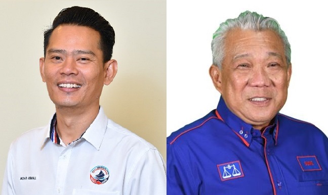 Warisan’s Mohd Ismail Ayob (left) will face Umno’s Datuk Seri Bung Moktar Radin, this time for the Kinabatangan parliamentary seat, after he lost to the incumbent in the state poll for Lamag in 2020. – The Vibes pic, November 4, 2022