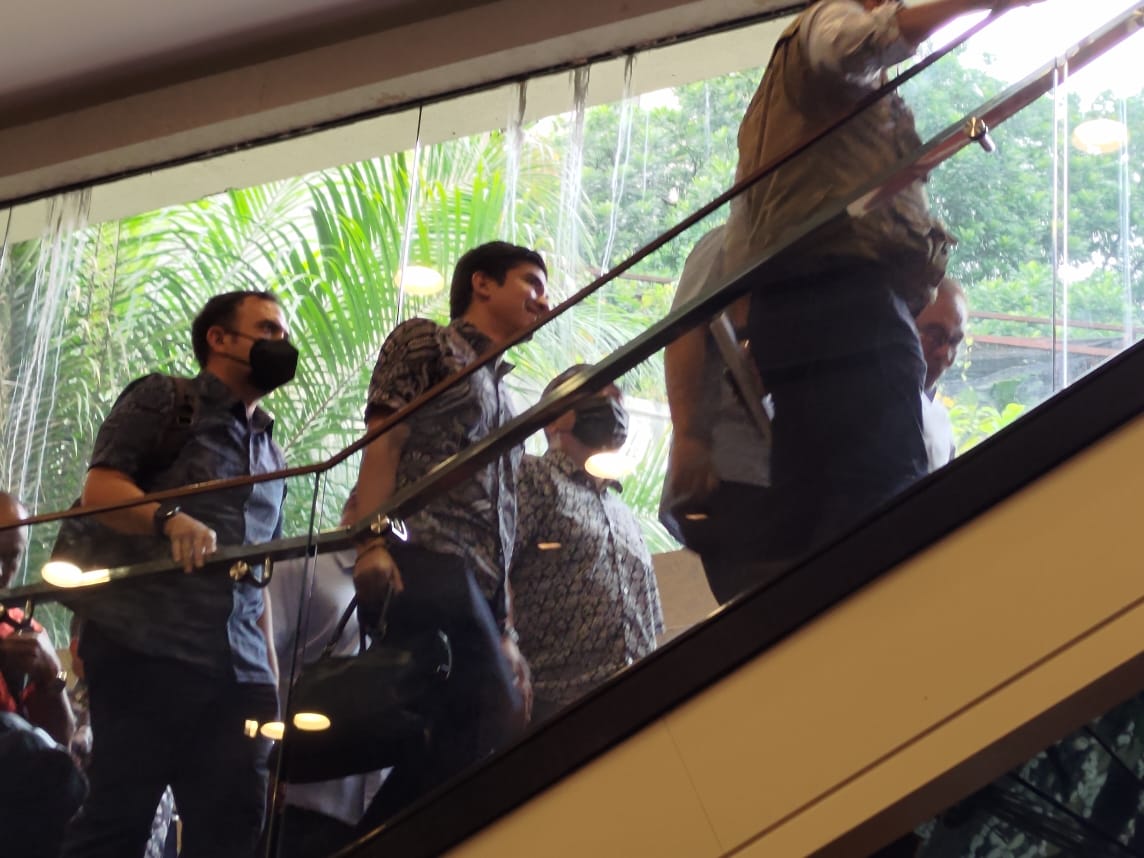 Muda president Syed Saddiq Syed Abdul Rahman arrives at Seri Pacific Hotel. – The Vibes pic, November 21, 2022