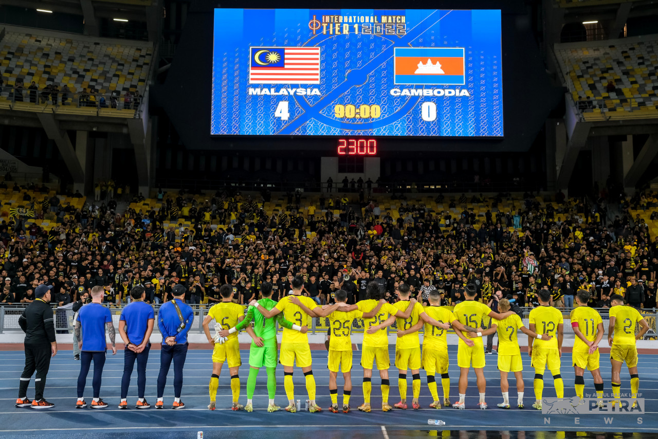 Harimau Malaya coach Kim Pan-gon says he purposely pressured his men in the second half of their friendly match against Cambodia, even though they were riding on a comfortable lead. – ABDUL RAZAK LATIF/The Vibes pic, December 10, 2022