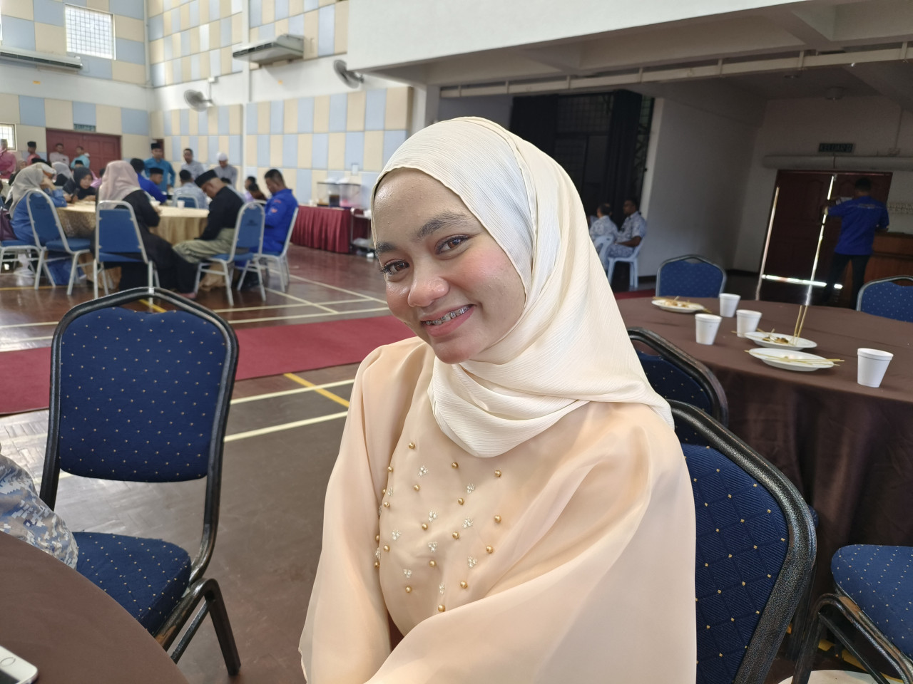 Navy sailor Raja Nur Athirah Raja Horman Shah says she has not celebrated Raya with her family in Port Dickson for four years. – REBECCA CHONG/The Vibes pic, April 24, 2023
