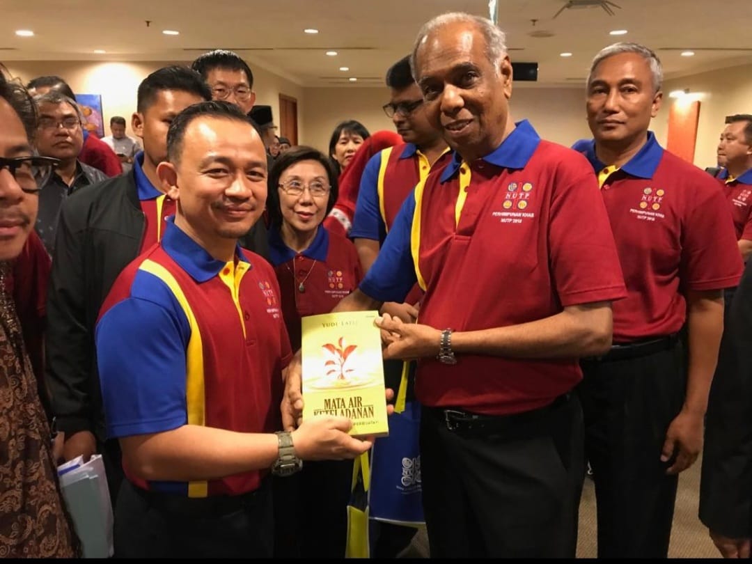 P. Ramanathan at an event in 2018 with then education minister Maszlee Malik. – NUTP pic, May 1, 2023