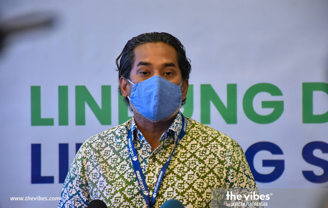 Science, Technology and Innovation Minister Khairy Jamaluddin says teachers identified as high-risk will be considered for early vaccination ahead of schools reopening on March 8. – Information Dept pic, February 21, 2021