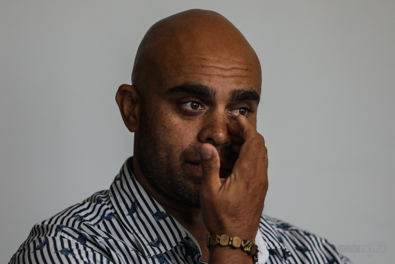 Greg Steven Jenkins and his family are hoping for answers and closure on the mysterious disappearance and death of their beloved family member Annapuranee Jenkins in the coroner’s verdict tomorrow. – ALIF OMAR/The Vibes file pic, May 11, 2023 