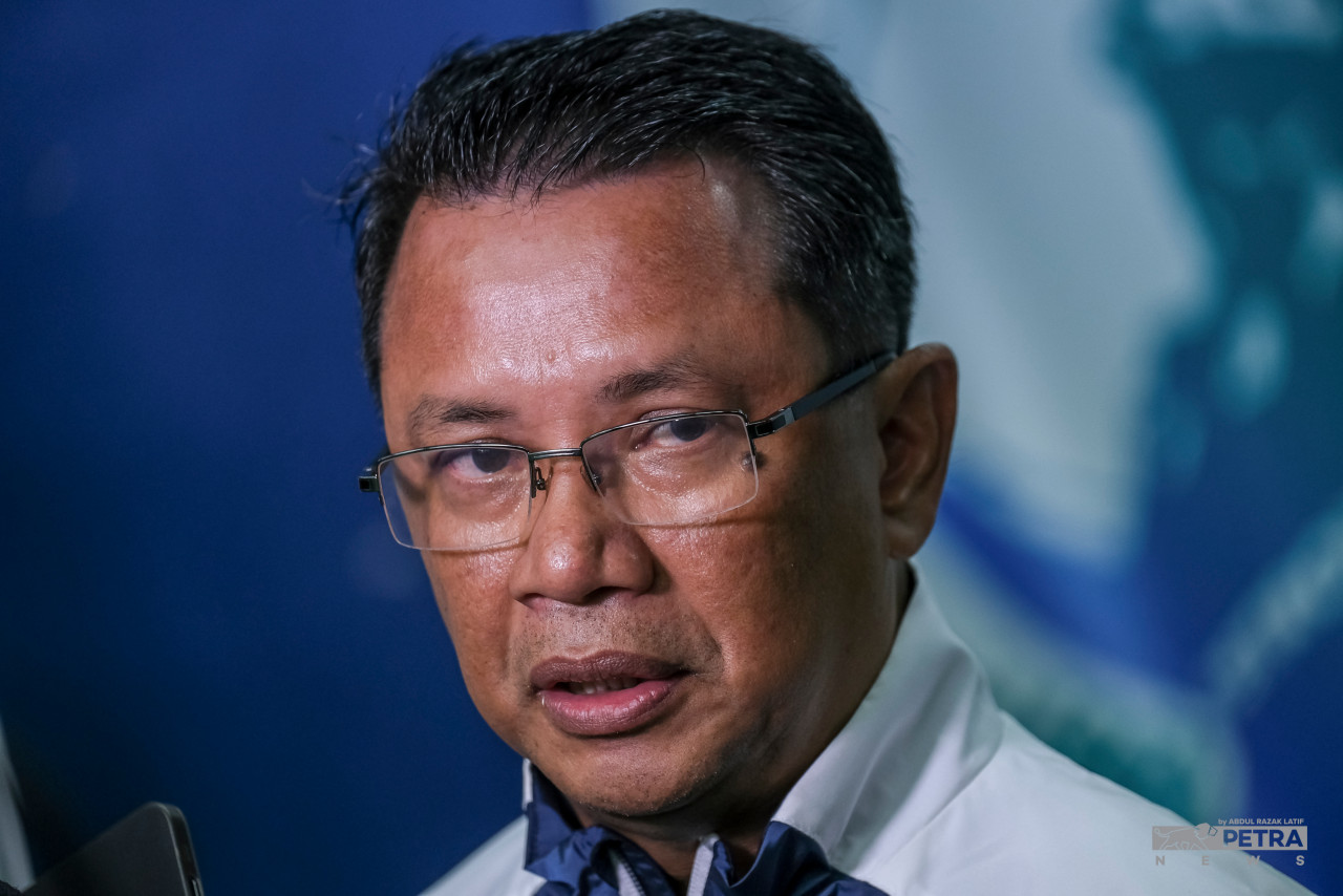 Tan Sri Norza Zakaria says the current Olympic Council of Malaysia facility is like an old museum, and is no longer ideal for access by stakeholders such as athletes, sports associations, and staff members due to the ongoing development of Merdeka 118 Tower across the street. – ABDUL RAZAK LATIF/The Vibes pic, March 29, 2023