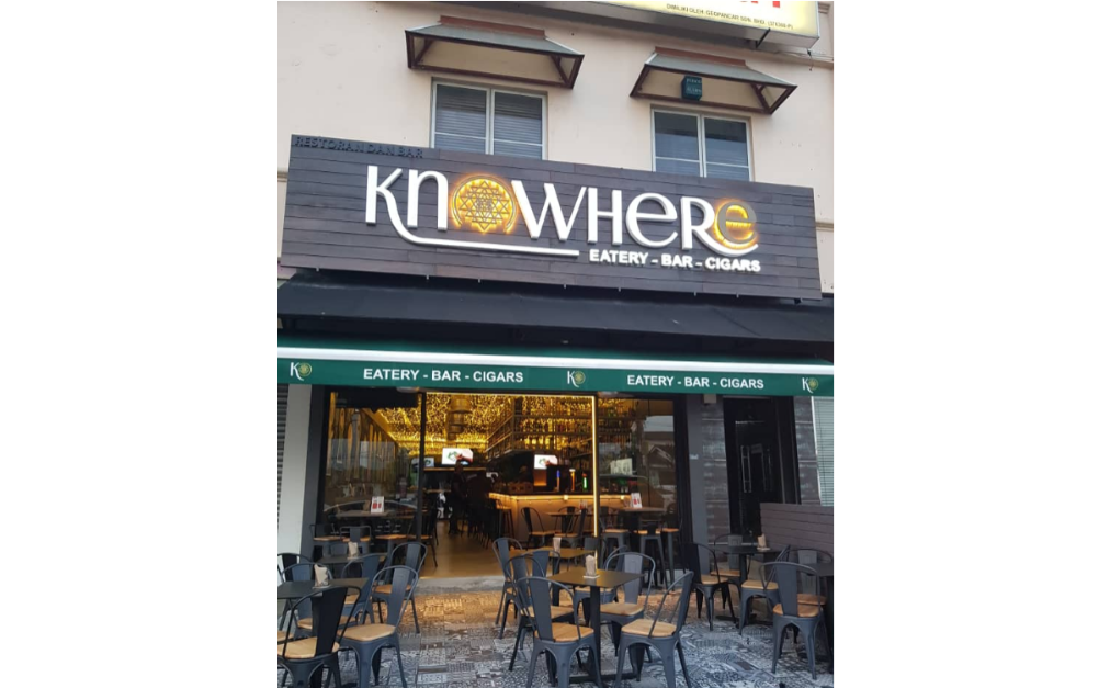 Kamaraj Ramalingam, 32, who runs Knowhere Restaurant and Bar, says his business went down by about 30-40%. – Pic courtesy of Knowhere Bangsar, January 23, 2022