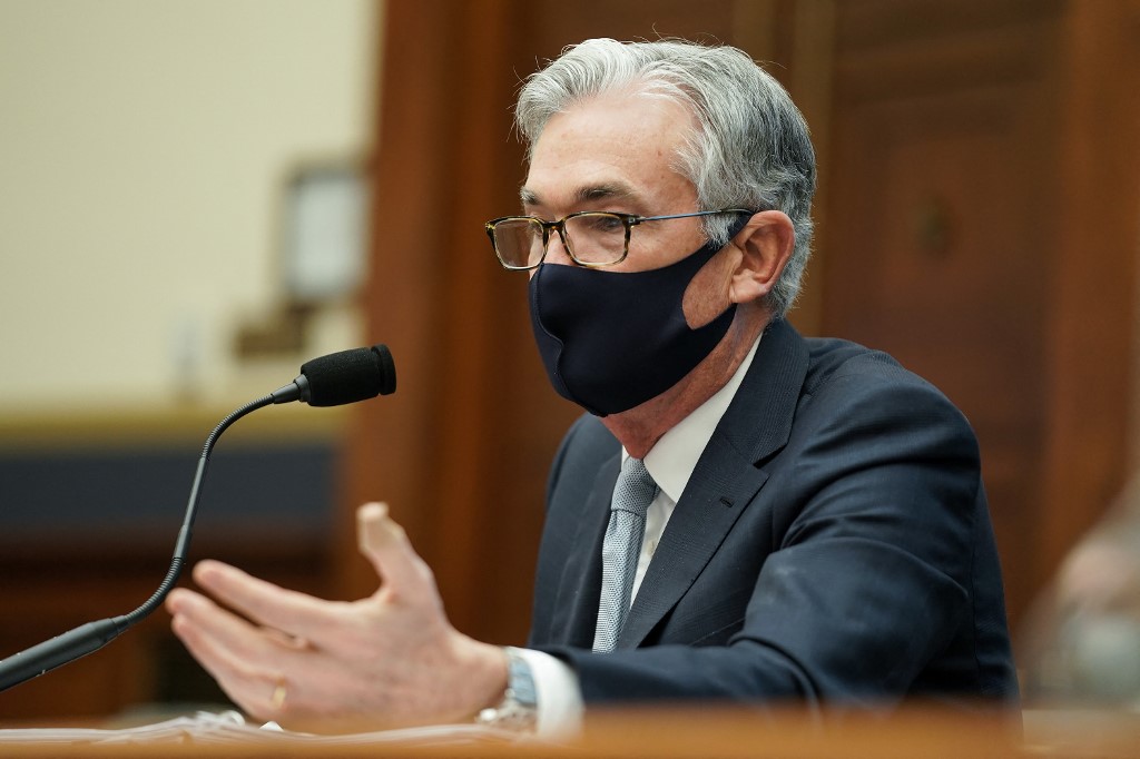 Traders are keenly awaiting Fed boss Jerome Powell’s congressional testimony today, looking for an idea about the bank's thinking on the rising yields and their effect on policy, particularly interest rates. – AFP pic, February 23, 2021