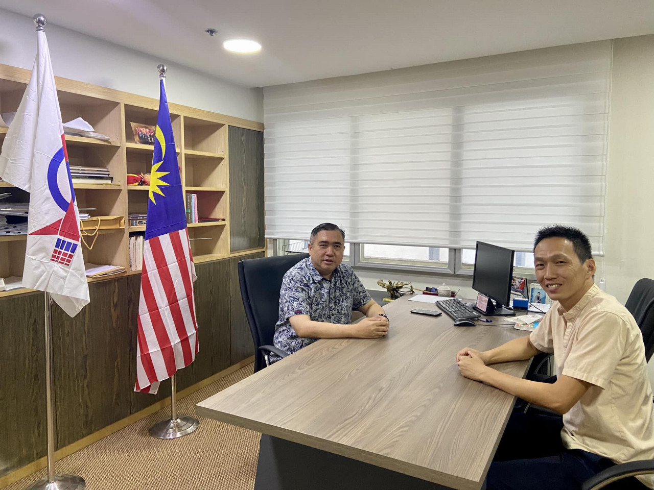 Anthony Loke (left) says Ean Yong Hian Wah (right) will be recommended for the post of chairman of the Port Klang Authority. – Ean Yong Hian Wah Facebook pic, July 24, 2023