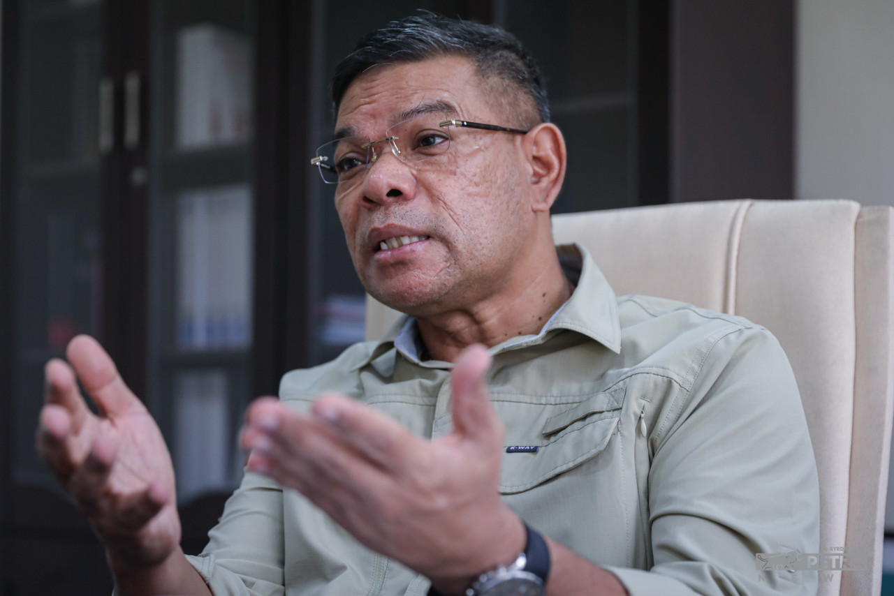 Datuk Saifuddin Nasution Ismail says Rafizi Ramli has a combative character compared with himself, who is more accommodating and flexible. – SYEDA IMRAN/The Vibes pic, April 26, 2022