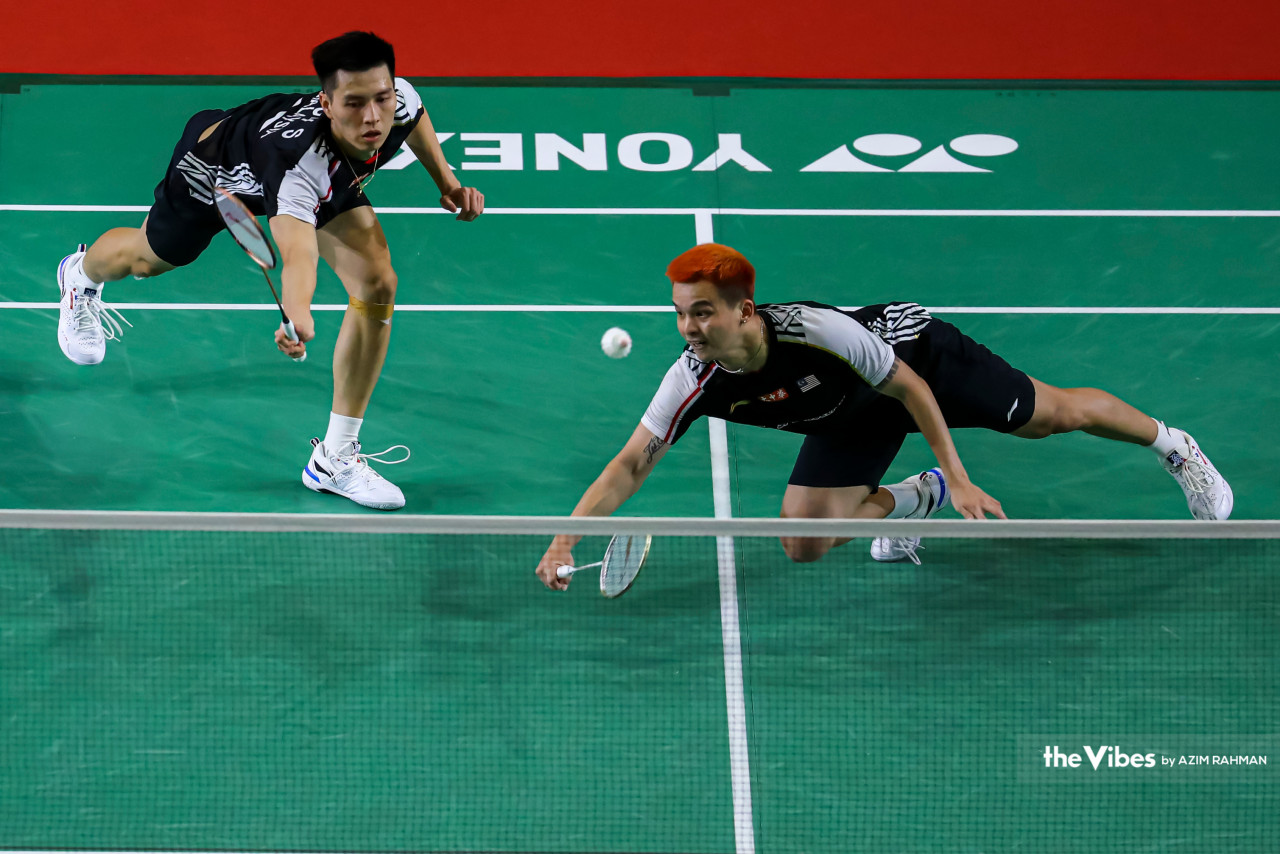 Meanwhile, elated men’s doubles pair Ong Yew Sin-Teo Ee Yi (pic) have booked their spot in the quarterfinals after they won against Chinese Taipei’s Lu Ching Yao-Yang Po Han. – AZIM RAHMAN/The Vibes pic, May 25, 2023