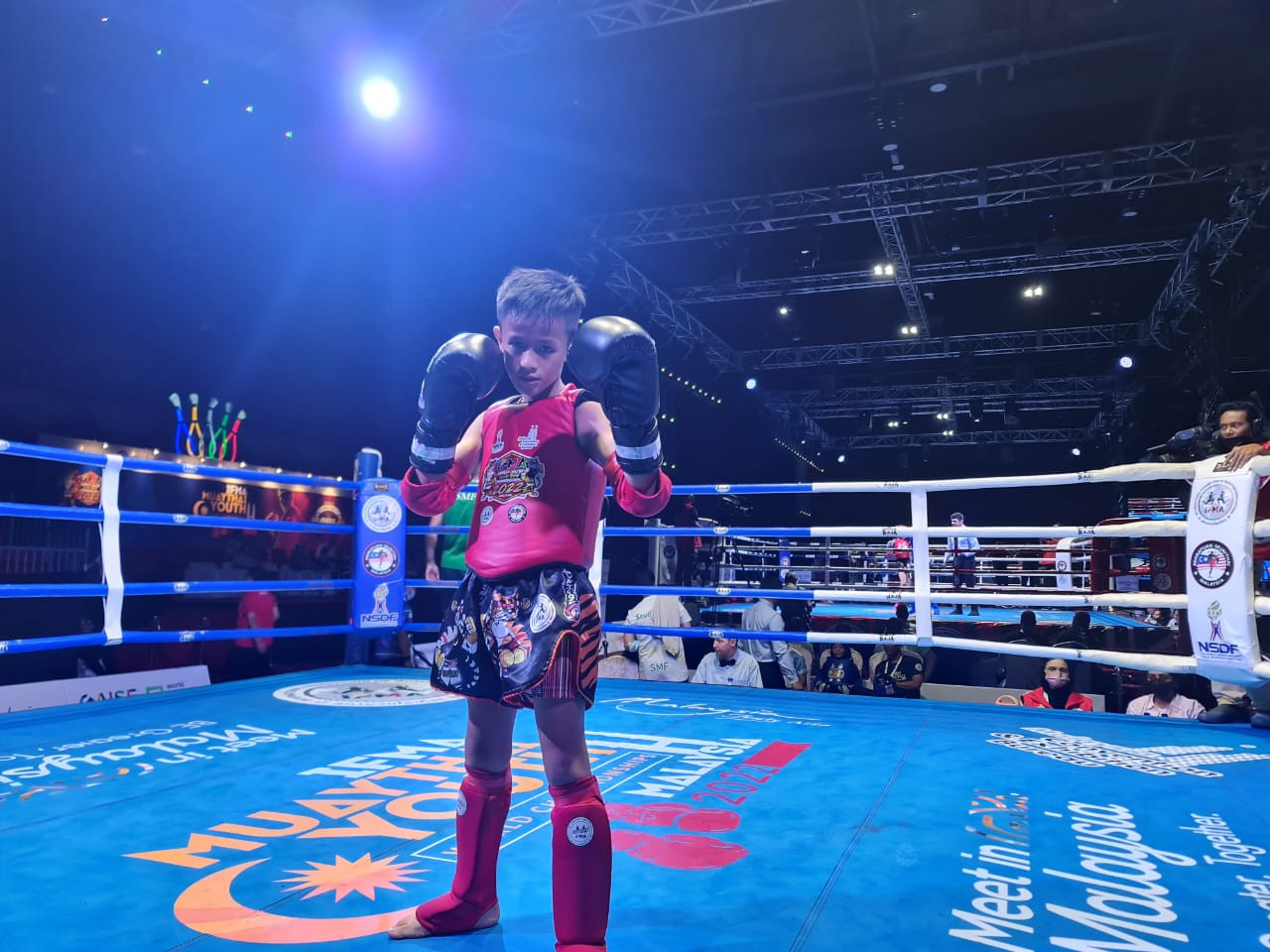 10-year-old Dazaisy Hafie Aznee, at the International Federation of Muaythai Associations World Youth Muay Thai Championship 2022. – IFMA pic, August 28, 2022