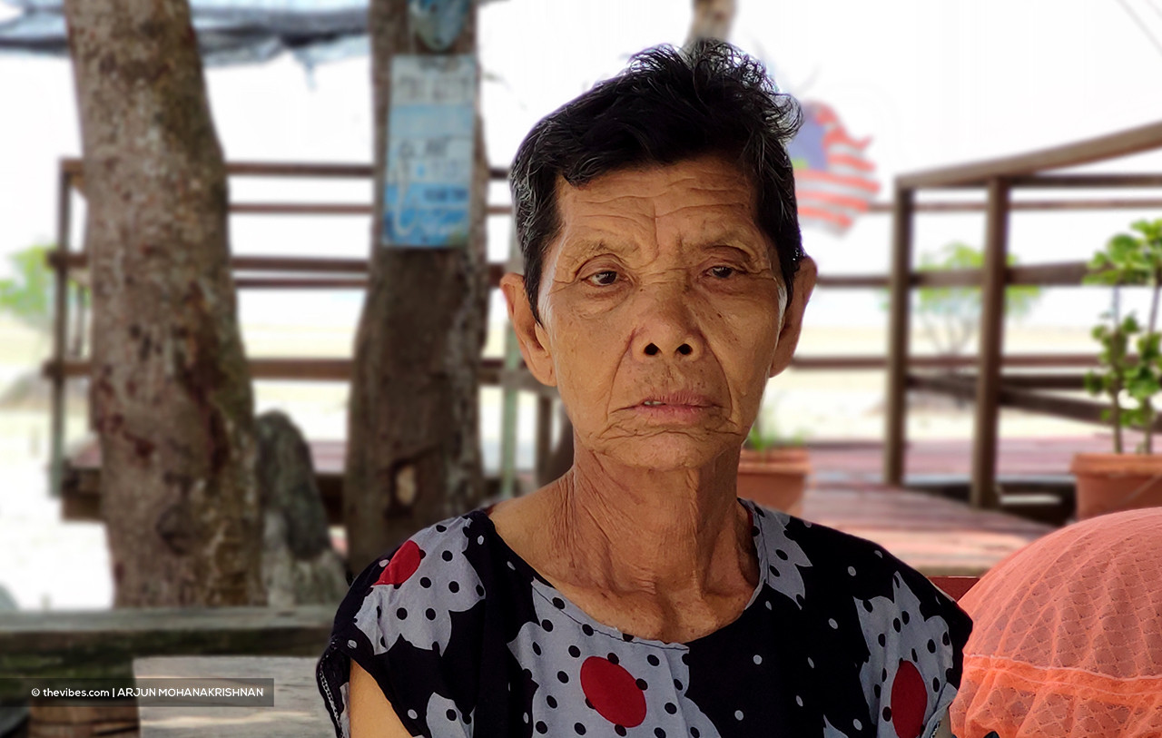 Tinya Anak Antan of the Mah Meri Tribe says she first stepped foot in Kg Orang Asli Bagan Lalang some 20 years ago. – ARJUN MOHANAKRISHNAN/The Vibes pic, April 28, 2021