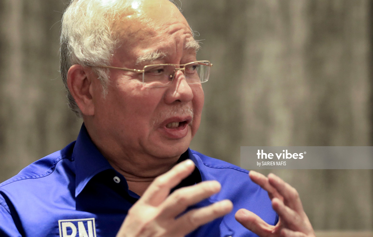 Former prime minister Datuk Seri Najib Razak blames the former Pakatan Harapan federal government for the poor state of the domestic market for two years. – The Vibes file pic, February 14, 2021