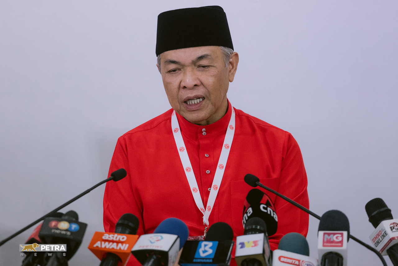 President Datuk Seri Ahmad Zahid Hamidi told the Umno general assembly last month that there will be ‘no Anwar, no DAP and no Bersatu’ as the party heads into the elections only with BN. – The Vibes file pic, April 7, 2021