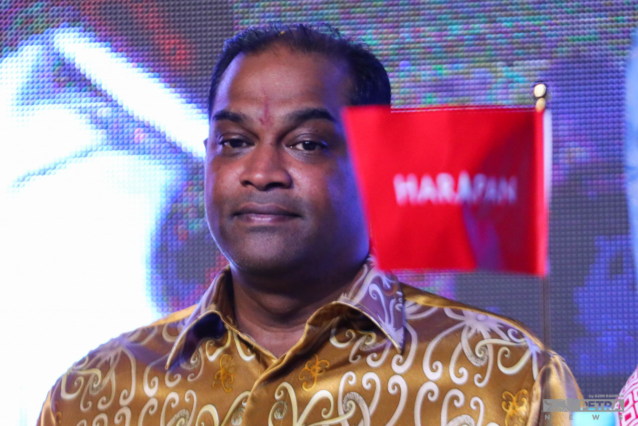 Pakatan Harapan has fielded ex-MIC treasurer-general Datuk R. Ramanan to contest the Sg Buloh parliamentary seat in the 15th general election. – AZIM RAHMAN/The Vibes pic, November 10, 2022
