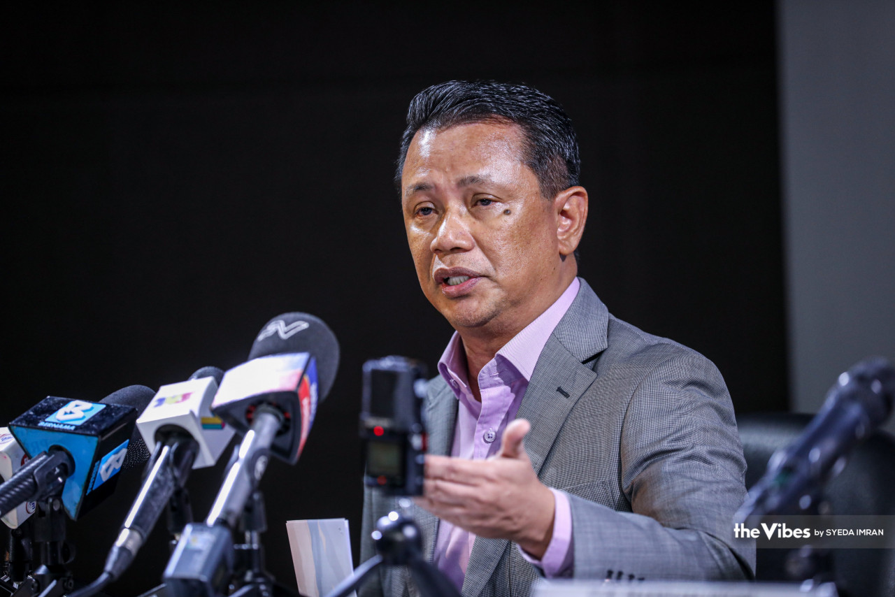 BAM president Tan Sri Mohamad Norza Zakaria (pic) himself submitted the names of certain athletes, including Lee Zii Jia, to ensure that opportunities are also given to independent badminton athletes. – SYEDA IMRAN/The Vibes file pic, April 12, 2023