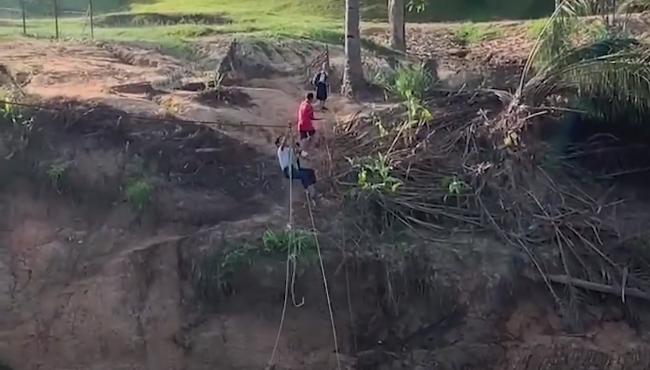 Zazila Roslan says the villagers have never experienced floods of such magnitude and are concerned that it may have been caused by rampant logging activities. – Pic courtesy of Zazila Roslan, April 29, 2022