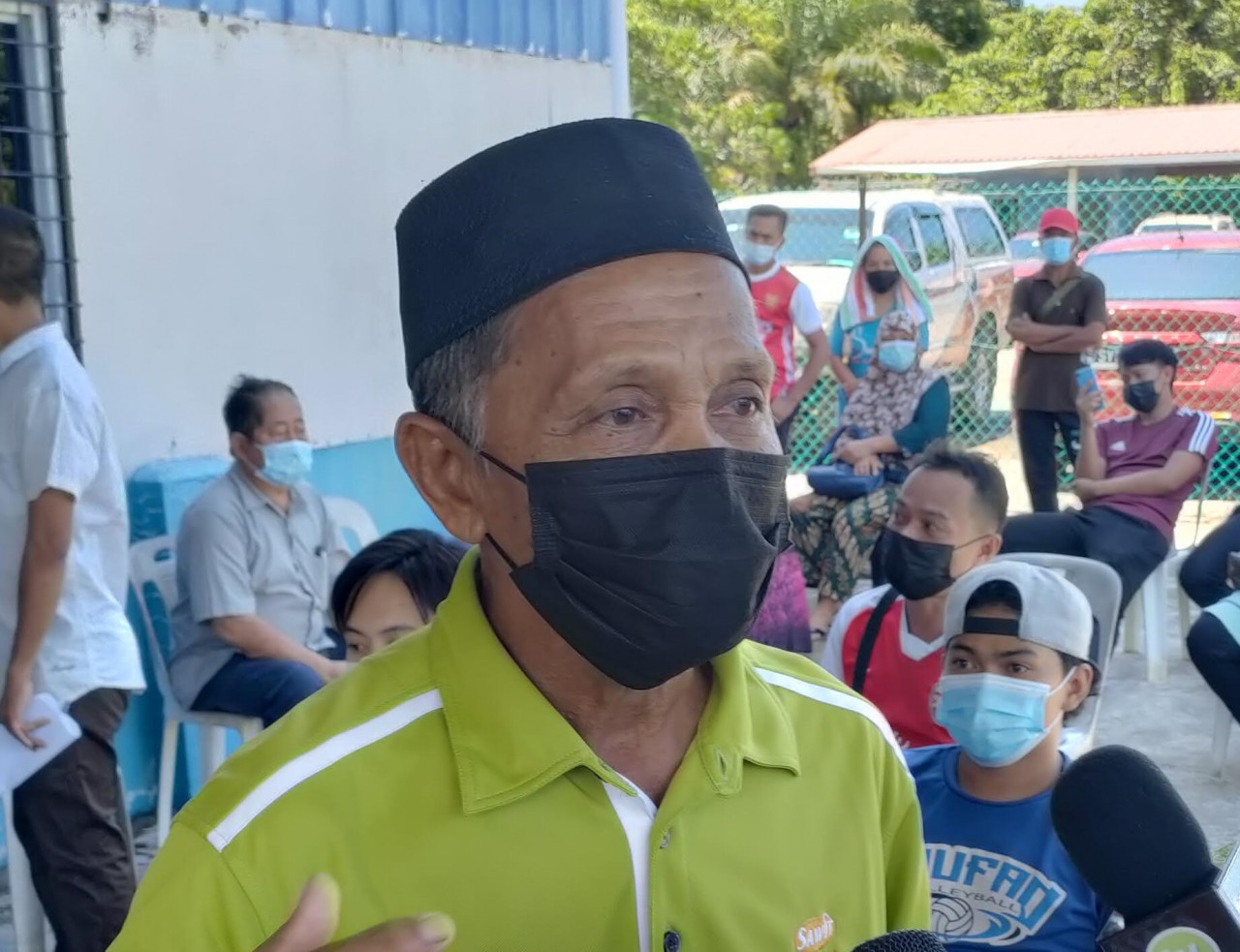 Kg Dandulit village chief Mukrin Asas has been at the forefront of persuading his community to get the Covid-19 vaccine. – The Vibes pic, August 16, 2021