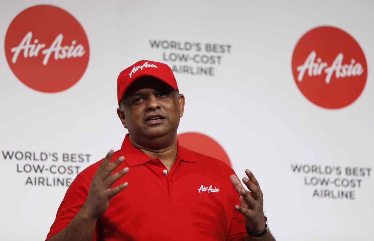 Tan Sri Tony Fernandes says 2.9 million customers have accepted funds in the form of a credit shell. – Twitter pic, April 13, 2021