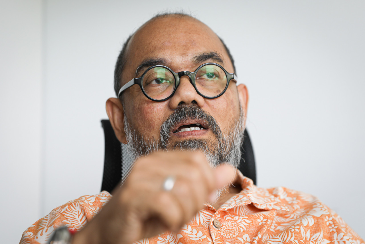 Datuk Zainul Arifin Mohammed Isa notes that The Vibes and its sister Malay-language portal Getaran, which were respectively launched on September 19, 2020 and January 29, 2021, are now some of the fastest growing and most trusted news sites in the country. – SYEDA IMRAN/The Vibes pic, December 31, 2021