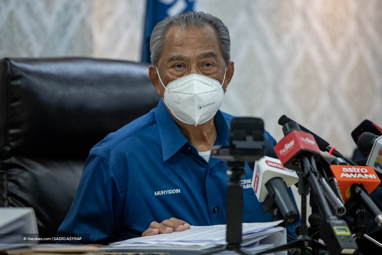 Steven Choong says that supporting Tan Sri Muhyiddin Yassin (pic) allowed him to solve problems faced by his constituents ranging from securing vaccination appointments to getting varied standard operating procedures for business owners. – The Vibes file pic, February 28, 2022