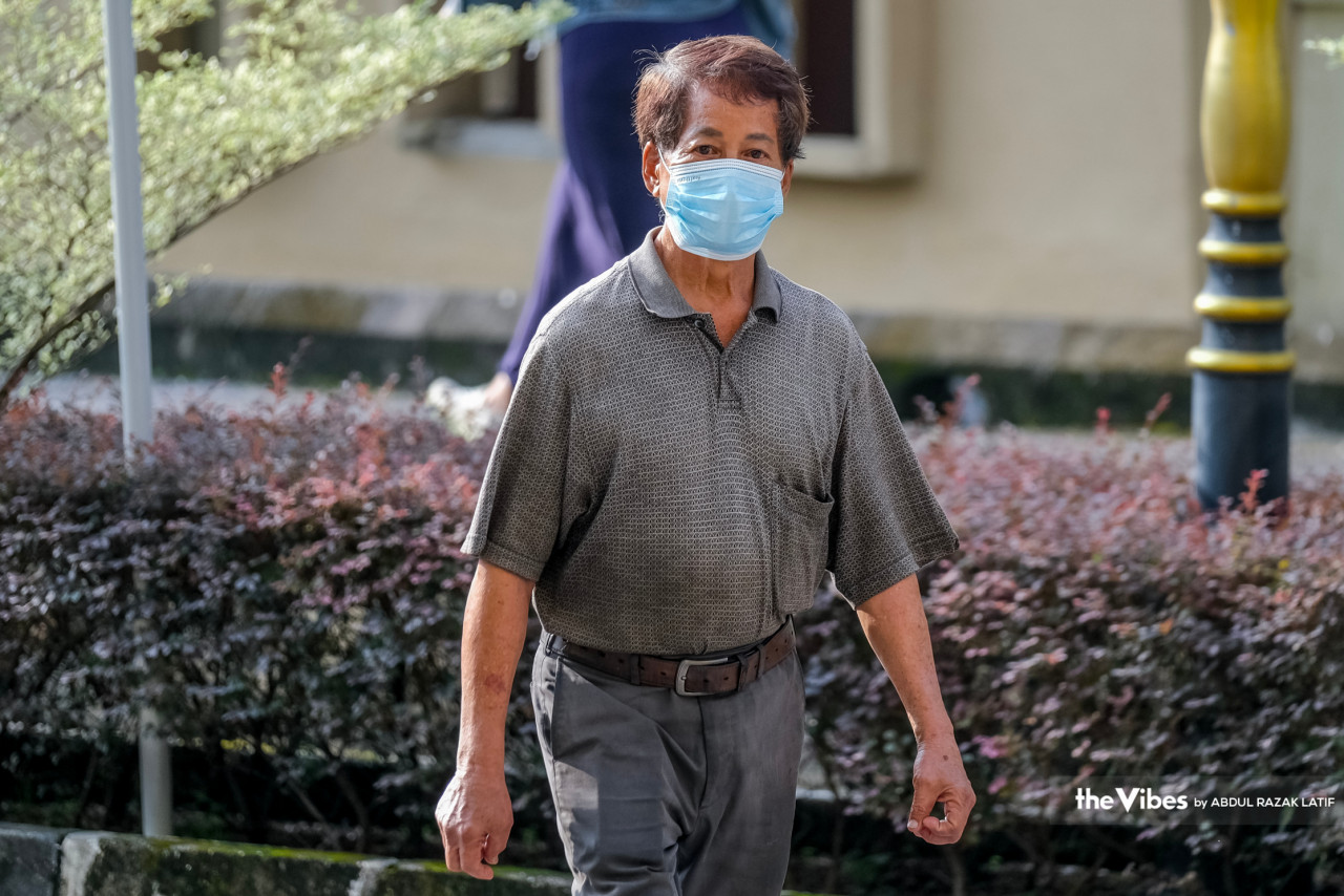 Patrick Khoo Khian Wui, 69, has claimed trial to a charge of obstructing a Petaling Jaya City Council from carrying out his duties during a stray-dog-catching operation. – ABDUL RAZAK LATIF/The Vibes pic, April 4, 2023