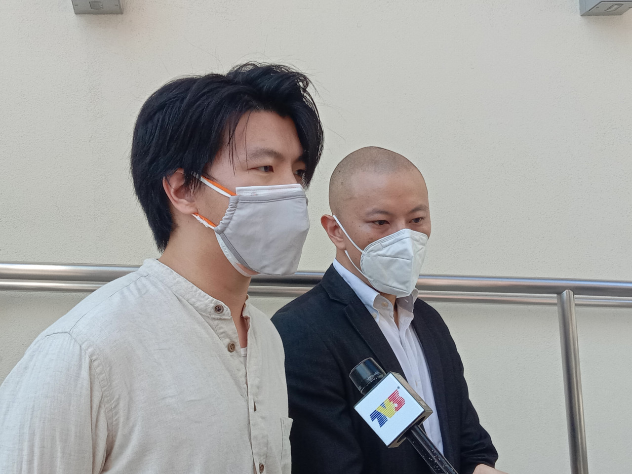 AIM research consultant Brian Yap (right) says that AIM will not be giving up its fight for justice for Nagaenthran even if today’s petition brings no positive change to the situation. – QISTINA NADIA/The Vibes pic, March 9, 2022