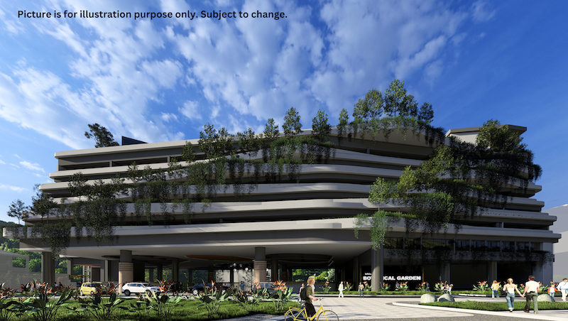 Artist's impression of the proposed multistorey carpark in the Penang Botanical Gardens. – Pic from Penang Hill Corporation, May 27, 2024.