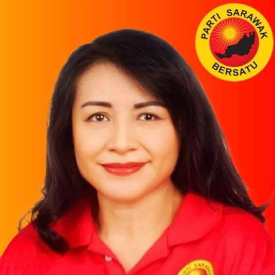 Elsiy Tingang, the Parti Sarawak Bersatu candidate for Serian, wants the constituency to have economic upliftment so that it can sustain growth and commercial activities for the benefit of local residents. – Pic courtesy of Parti Sarawak Bersatu, November 3, 2022