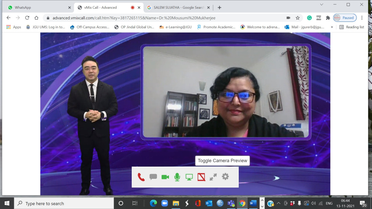 International Institute for Higher Education Research and Capacity Building associate professor and deputy director Dr Mousumi Mukherjee says digital citizenship is necessary due to the negative effects of the Industrial Revolution 4.0. – Mousumi Mukherjee Twitter pic, November 13, 2021
