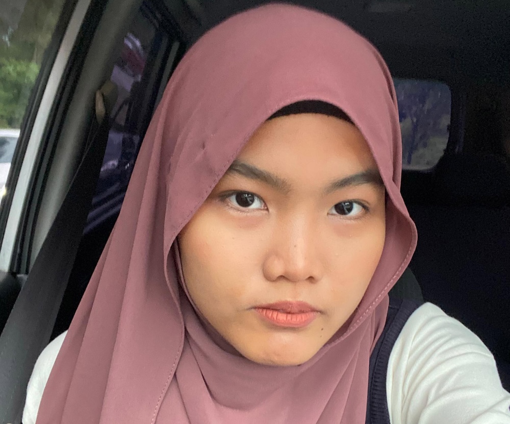 Advertising student Farhana Juanda is not keen on joining a party even though she is interested in the country's future. – The Vibes pic, April 26, 2024.