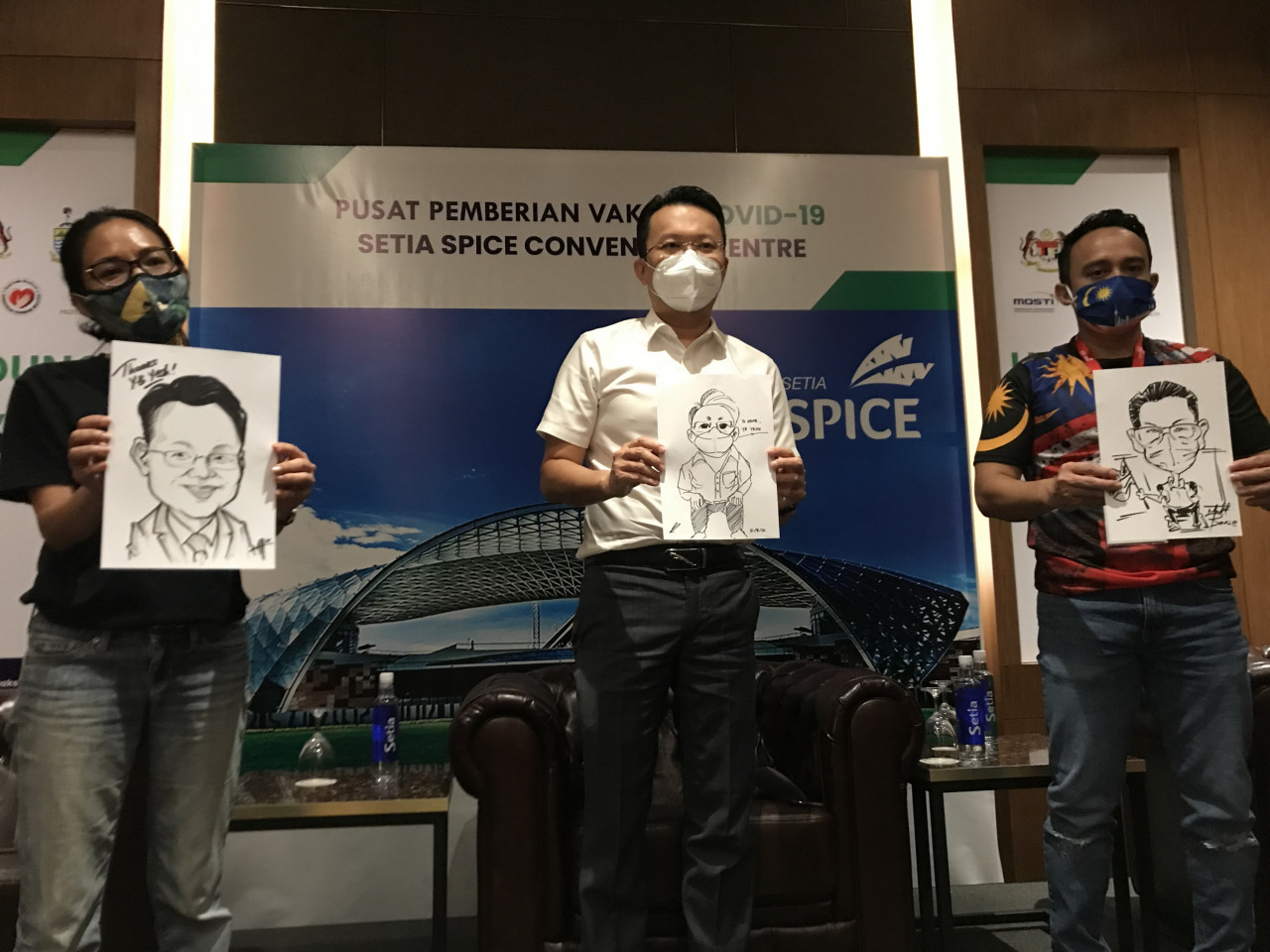 Penang State Museum Board director Haryani Mohamad (left) says the board will extend the programme to Seberang Jaya, to be launched on Malaysia Day on September 16. – RACHEL YEOH/The Vibes pic, September 1, 2021