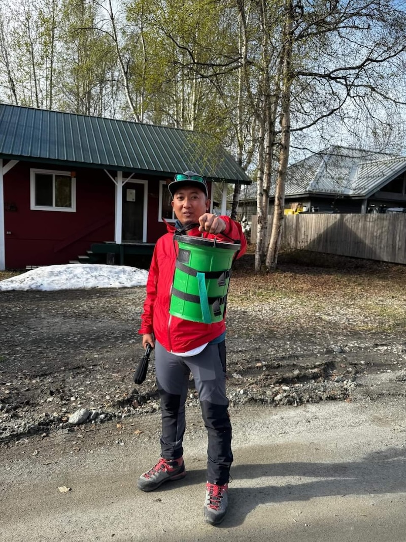Illaham Ishak before his mountain ordeal. – The Vibes pic, May June 2, 2024.
