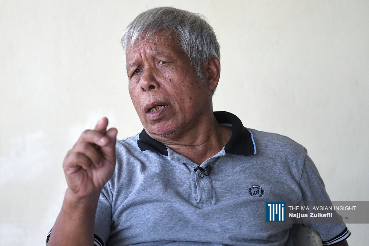 Kampung Tun Abdul Razak village head Asu Al Dollah says many areas need electricity while roads and street lights are in need of repairs in KKB. – The Vibes pic by Najjua Zulkefli, April 22, 2024.