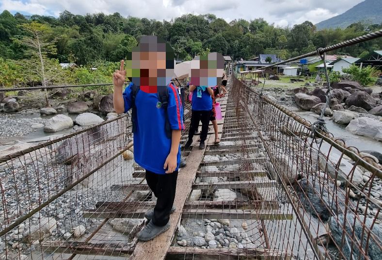 According to Kota Kinabalu based non-governmental organisation Hopes Malaysia, villagers in Kg Melangkap Tiong have been appealing for help since 2017, but their plea seems to have fallen on deaf ears. – Pic courtesy of Hopes Malaysia, April 20, 2022