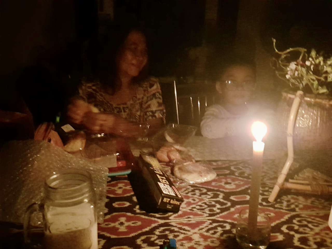 Kuching resident Angelina Sinyang shared this picture of the blackout affecting her home. – Angelina Sinyang pic, July 10, 2021