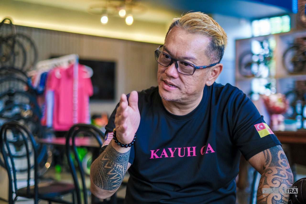 Team manager Anderson J. Yu, an avid cyclist, is among the persons who came up with the idea to set up an all-women team for L’Étape Malaysia after witnessing women cyclists being frequently mistreated in predominantly-men cycling groups. – ABDUL RAZAK LATIF/The Vibes pic, May 30, 2022