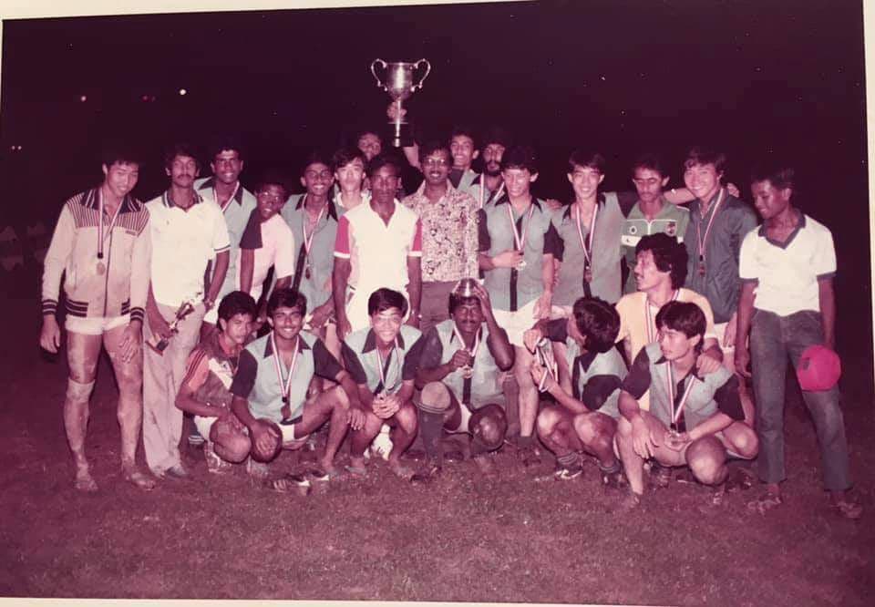 The jubilant faces of the 1978 Malacca Under-23 champions at the Malacca Club Padang ─ pic courtesy of Tam Chiew Mun